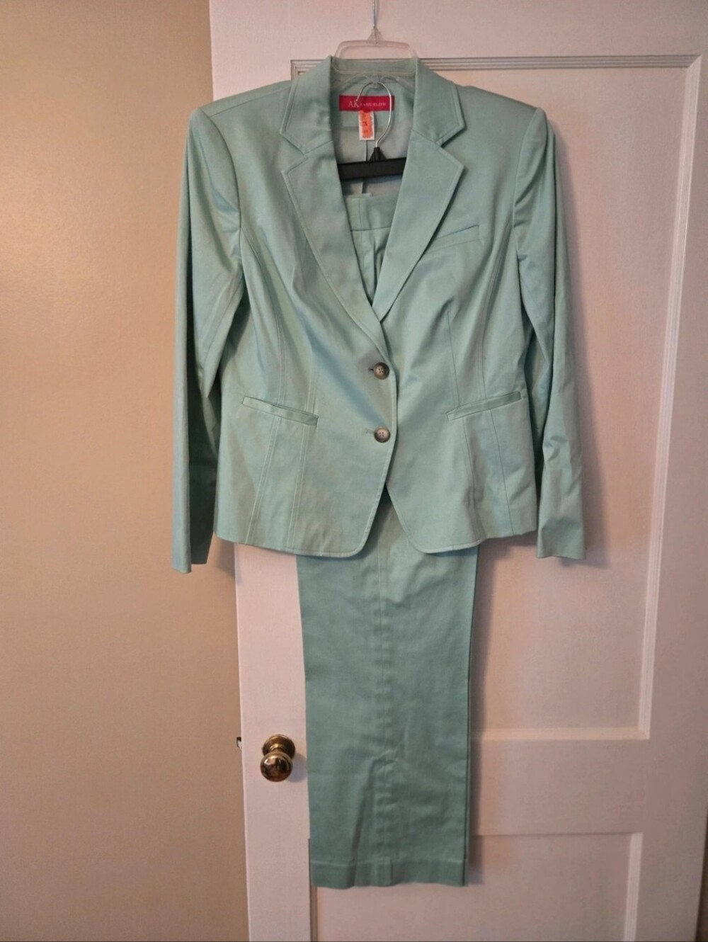 Anne Klein Mint Green Women's Two-Piece Suit